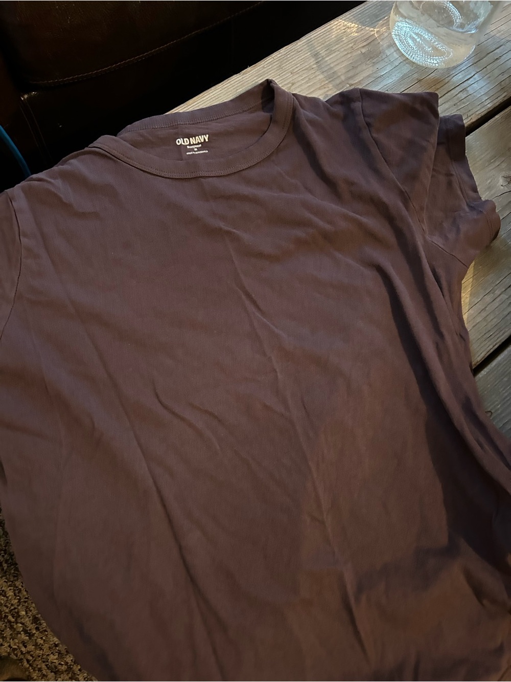Old Navy womens Short Sleeve Crew Tee in Deep Purple